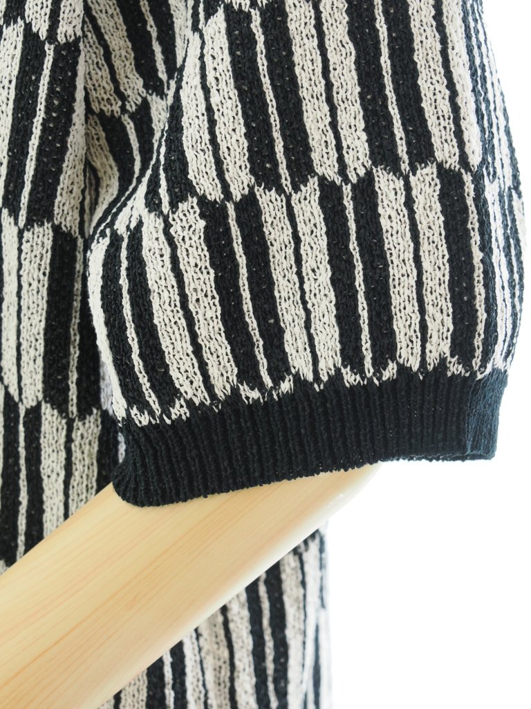 Needles ニードルズ - Polo Sweater ポロセーター - Arrow - Black