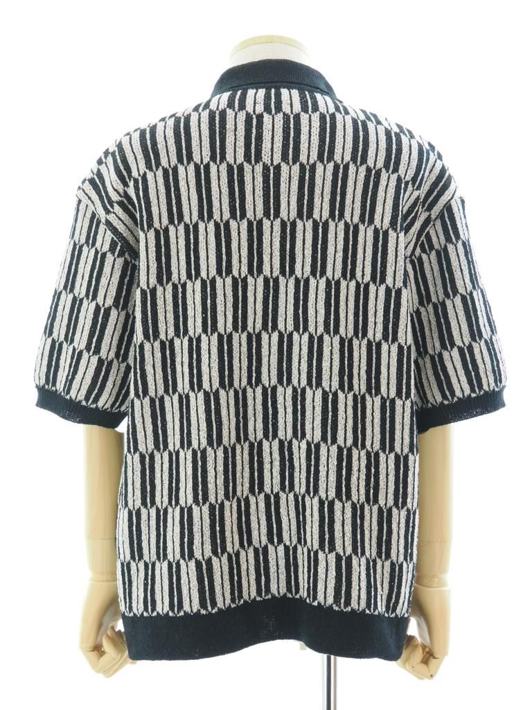 Needles ニードルズ - Polo Sweater ポロセーター - Arrow - Black