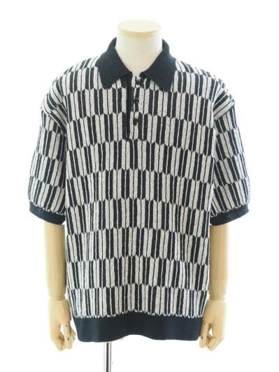 Needles ニードルズ - Polo Sweater ポロセーター - Arrow - Black