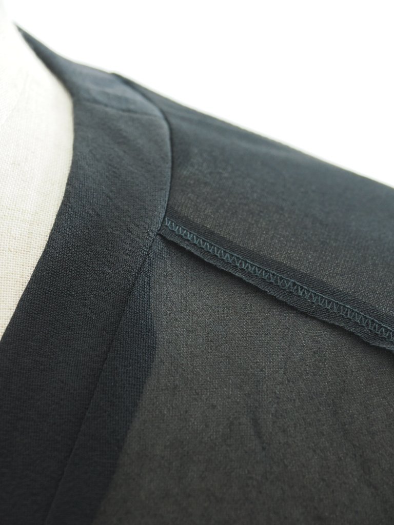 Needles ˡɥ륺 - V Neck Cardigan ֥ͥåǥ - Poly Tricot Chiffon - Black