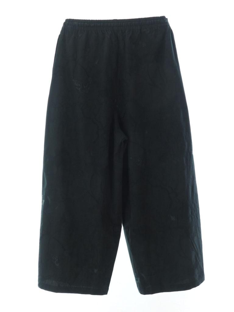 Needles ニードルズ - H.D.P. Pant ヒザデルパンツ - C/PE/PU Papillon Jq. - Black