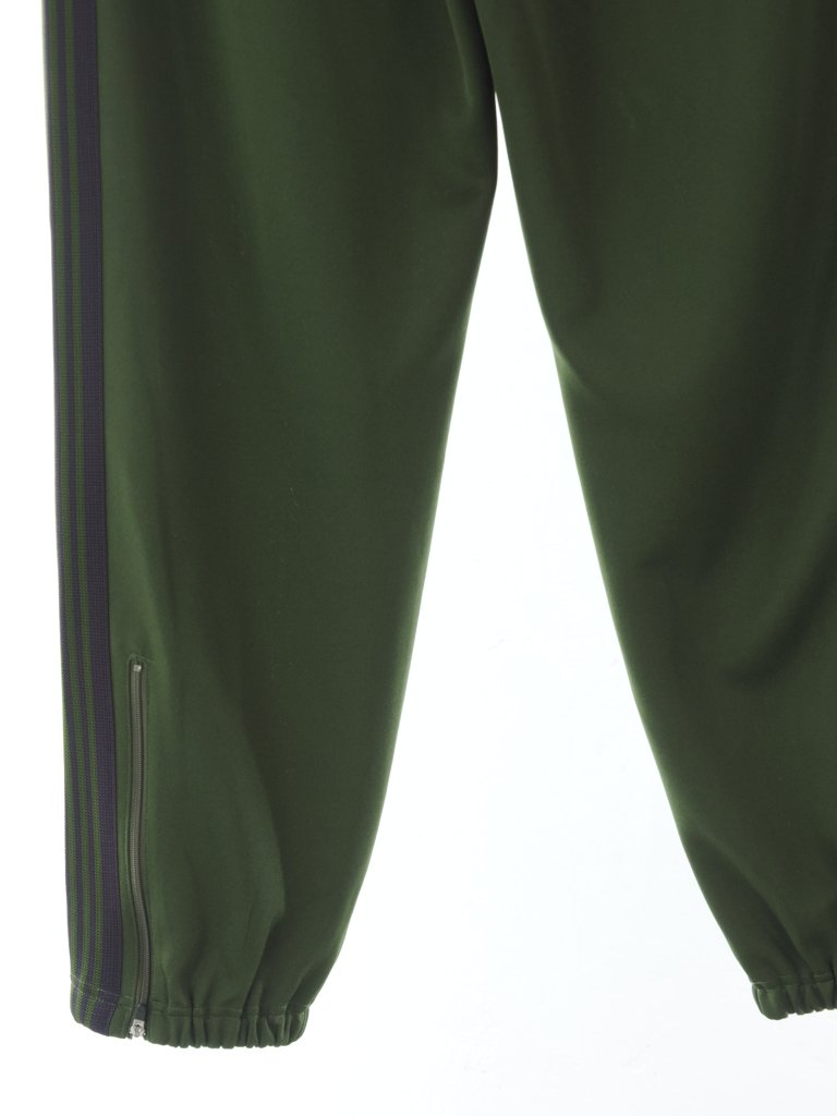 Needles ˡɥ륺 - Zipped Track Pant åץɥȥåѥ - Poly Smooth - Olive ꡼