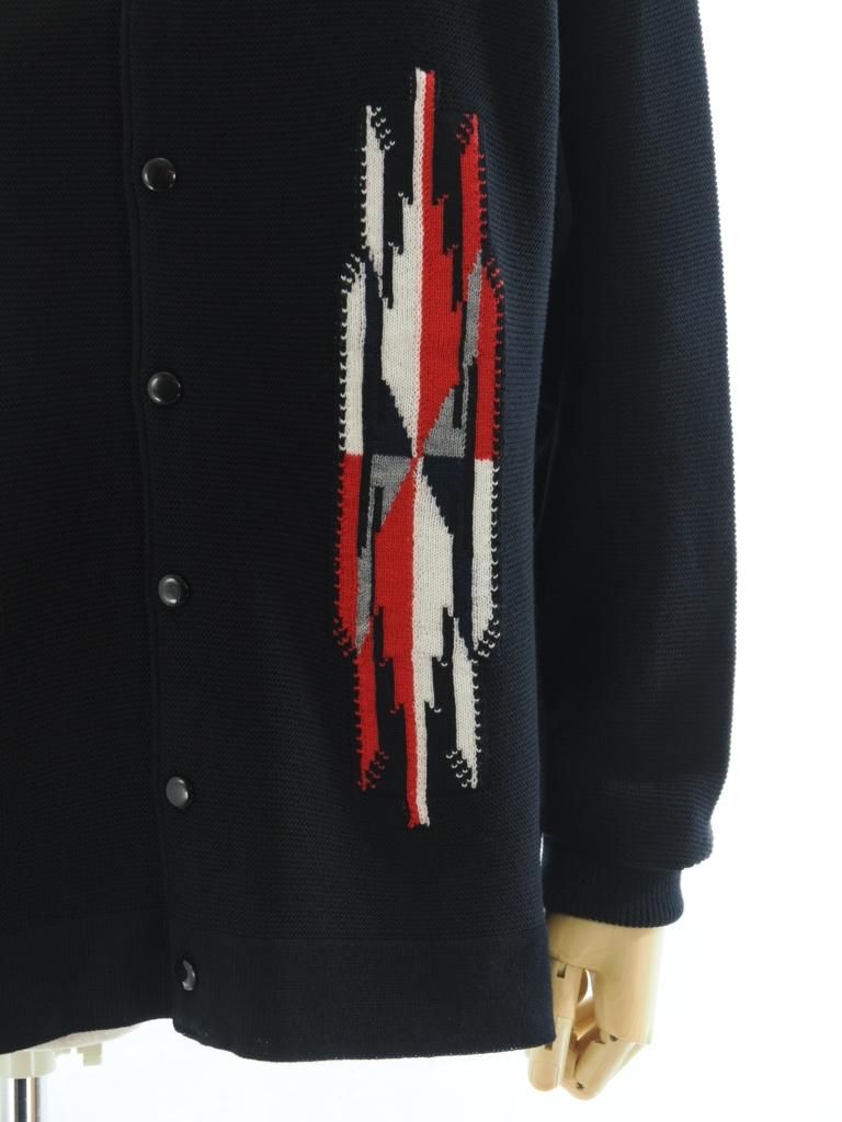 Needles ニードルズ - V Neck Cardigan ブイネックカーディガン - Chimayo - Black
