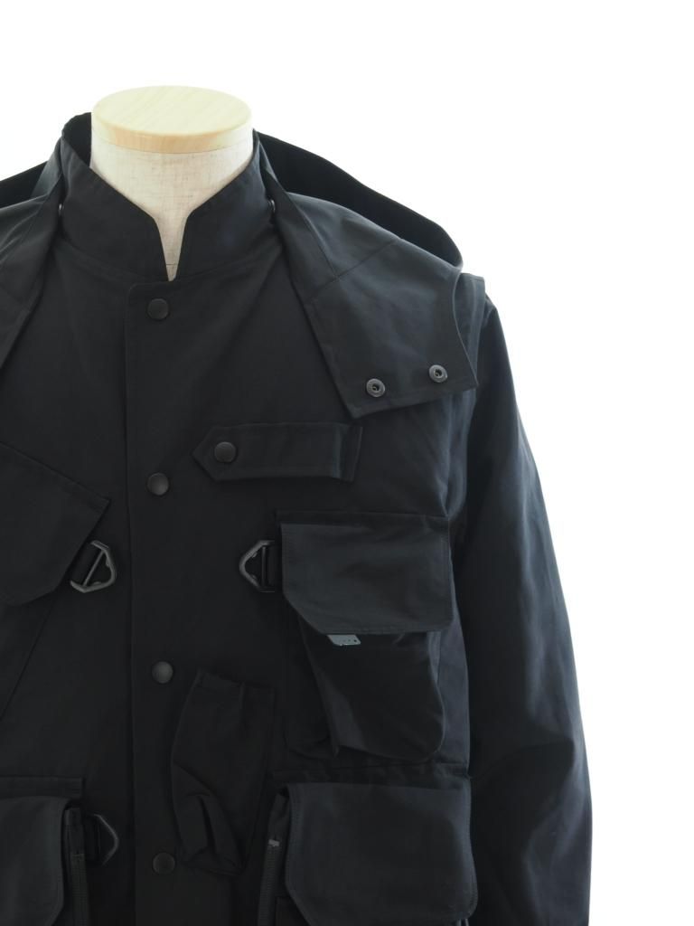 South2 West8 サウスツーウエストエイト - Tenkara Trout Parka テンカラトラウトパーカ - C/N Grosgrain - Black