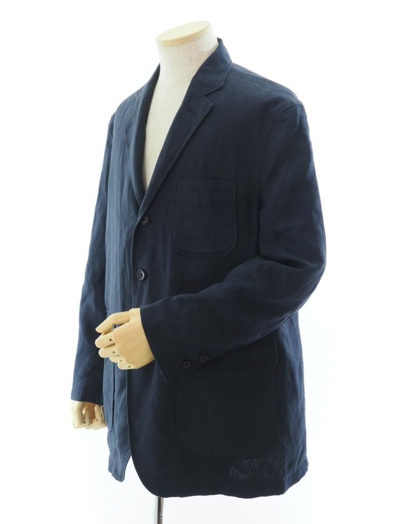 Engineered Garments 󥸥˥ɥ - Ivy Blazer ӡ֥쥶 - Linen Twill - Navy