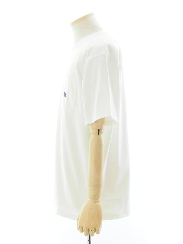 Needles ニードルズ - S/S Crew Neck Tee ショートスリーブクルーネックティー - Poly Jersey - White