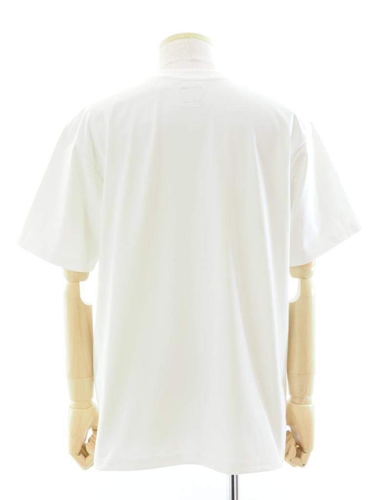 Needles ニードルズ - S/S Crew Neck Tee ショートスリーブクルーネックティー - Poly Jersey - White