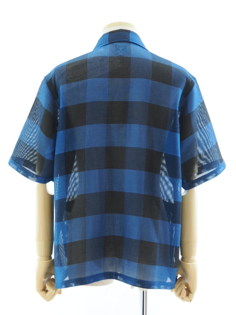 South2 West8 サウスツーウエストエイト - Cabana Shirt カバナシャツ - R/PE Rough Cloth / Plaid - Blue