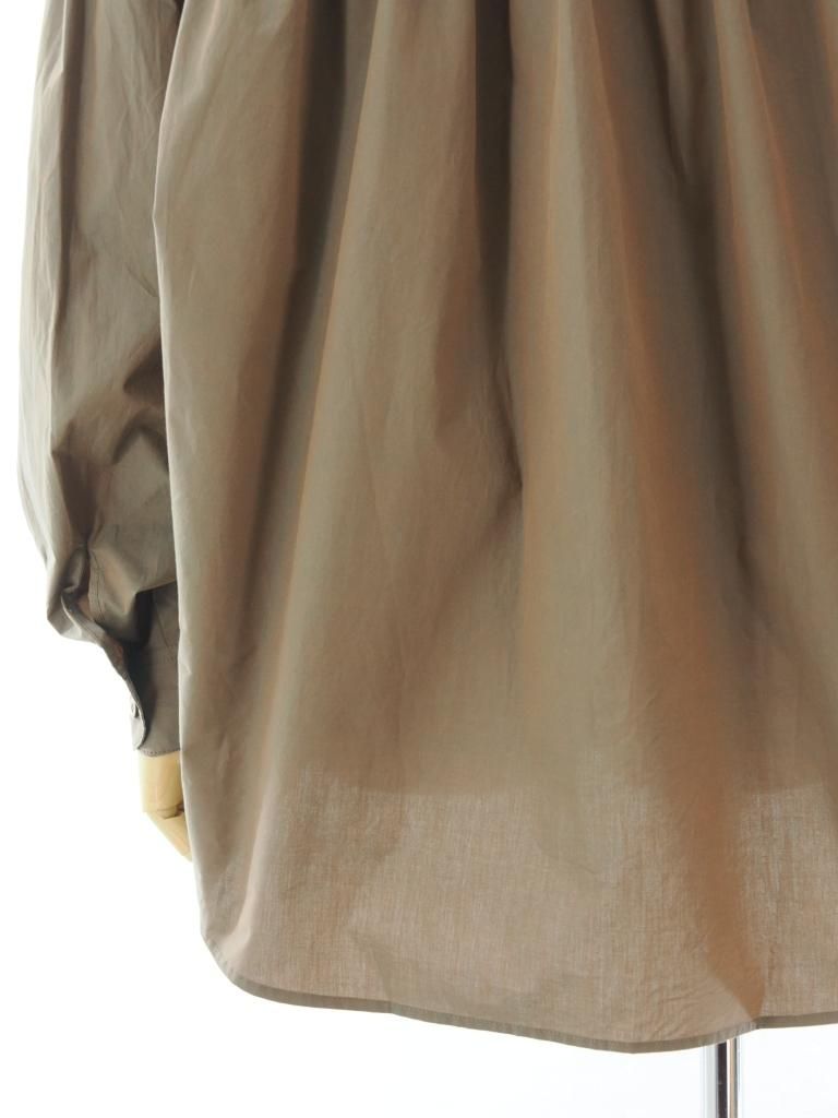 AiE エーアイイー - Painter Shirt ペインターシャツ - Cotton Cloth / Iridescent - Khaki