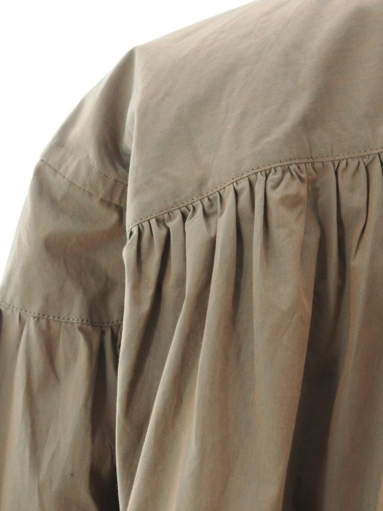 AiE エーアイイー - Painter Shirt ペインターシャツ - Cotton Cloth / Iridescent - Khaki