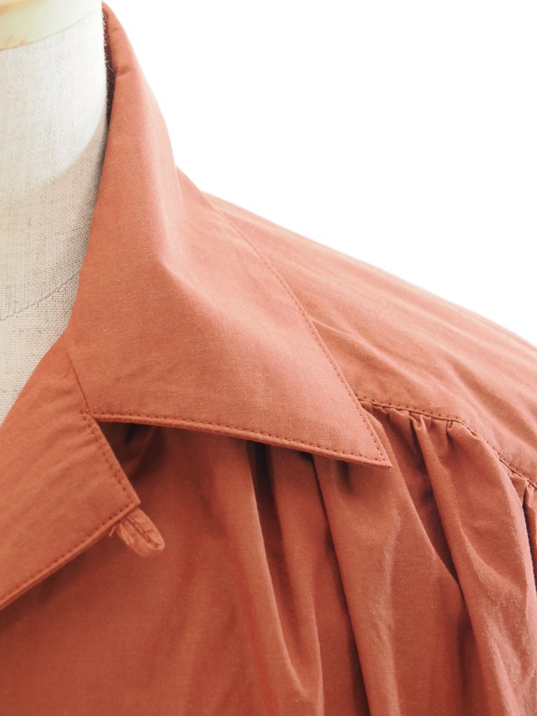 AiE エーアイイー - Painter Shirt ペインターシャツ - Cotton Cloth / Iridescent - Orange