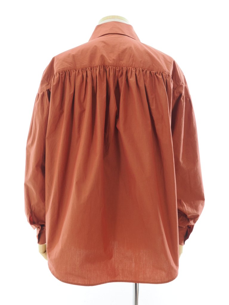 AiE エーアイイー - Painter Shirt ペインターシャツ - Cotton Cloth / Iridescent - Orange