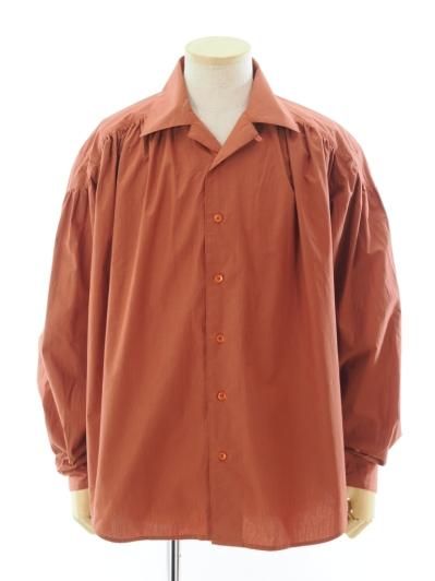 AiE エーアイイー - Painter Shirt ペインターシャツ - Cotton Cloth / Iridescent - Orange