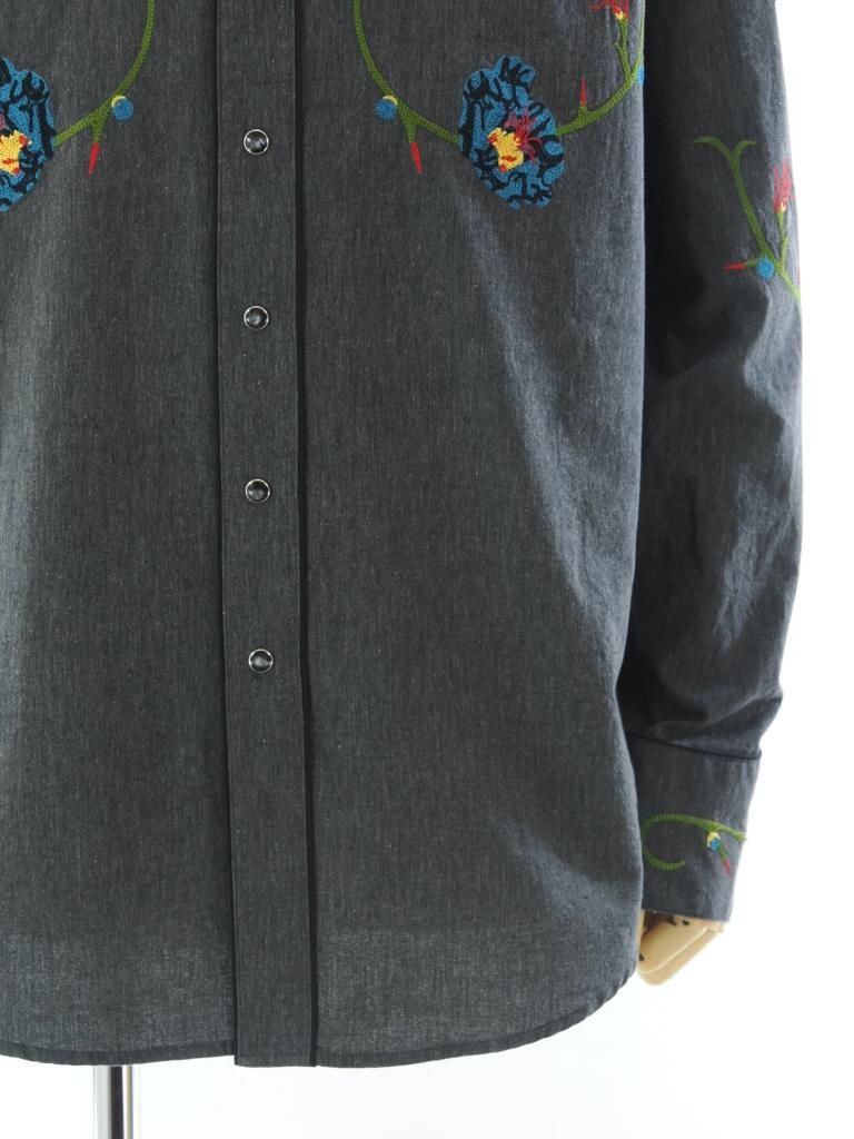 TUITACI 朔 ツイタチ - Icirian Western Shirt - Black