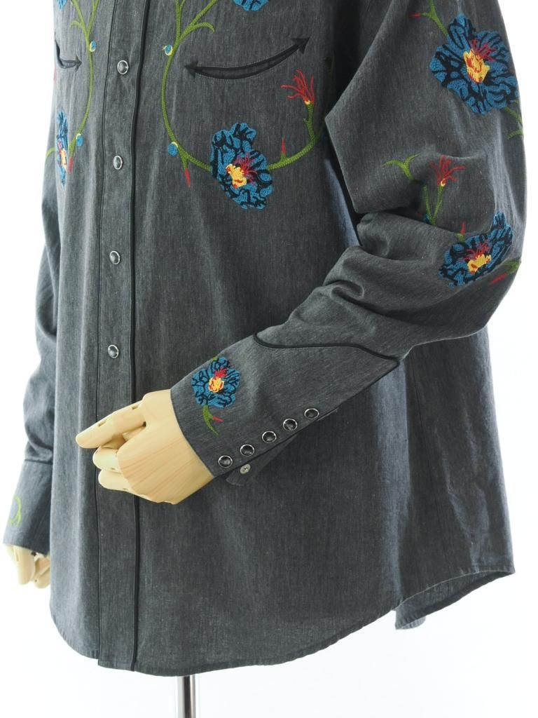 TUITACI 朔 ツイタチ - Icirian Western Shirt - Black