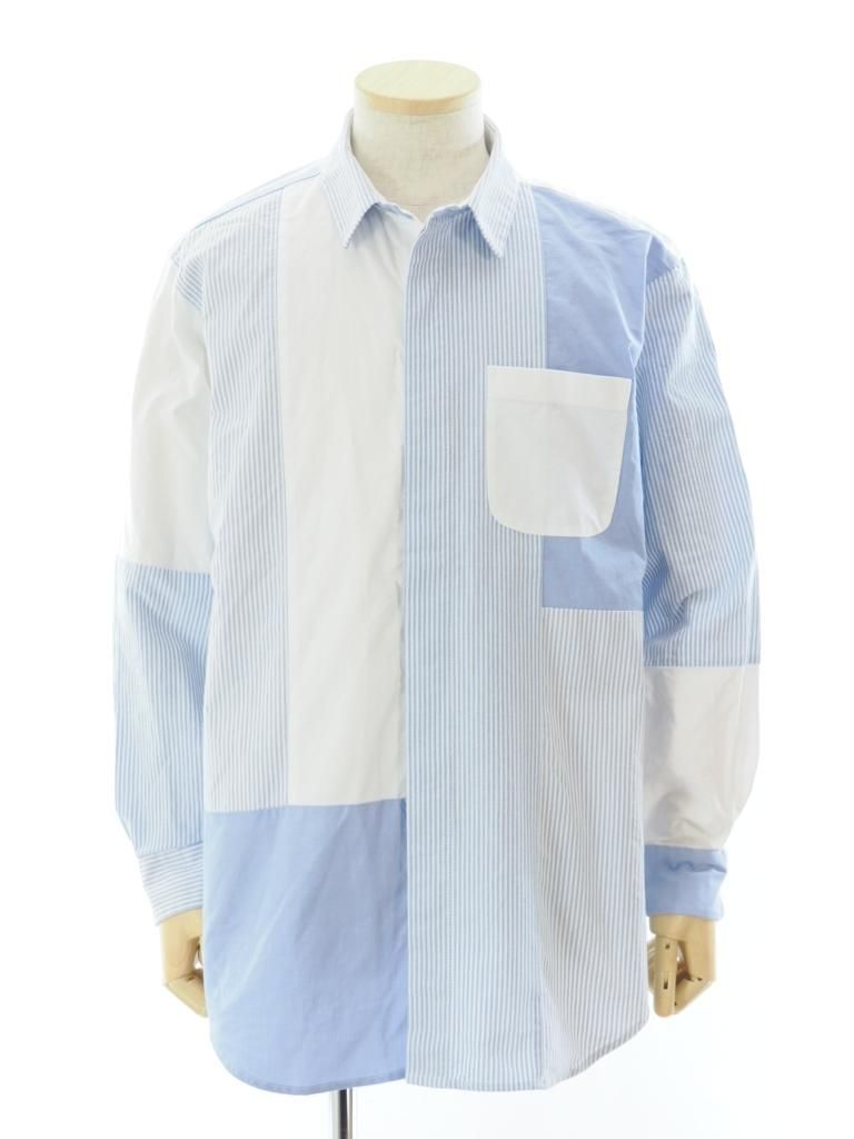 Engineered Garments 󥸥˥ɥ - Combo Short Collar Shirt - Cotton Oxford - White