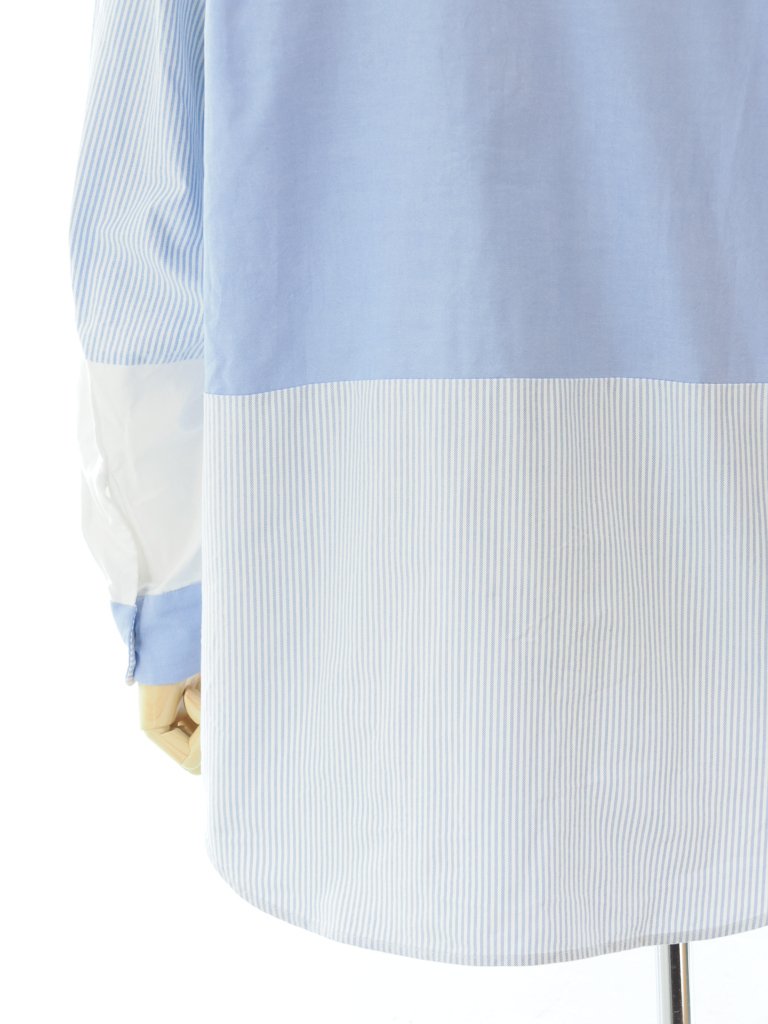 Engineered Garments エンジニアドガーメンツ - Combo Short Collar Shirt - Cotton Oxford - White