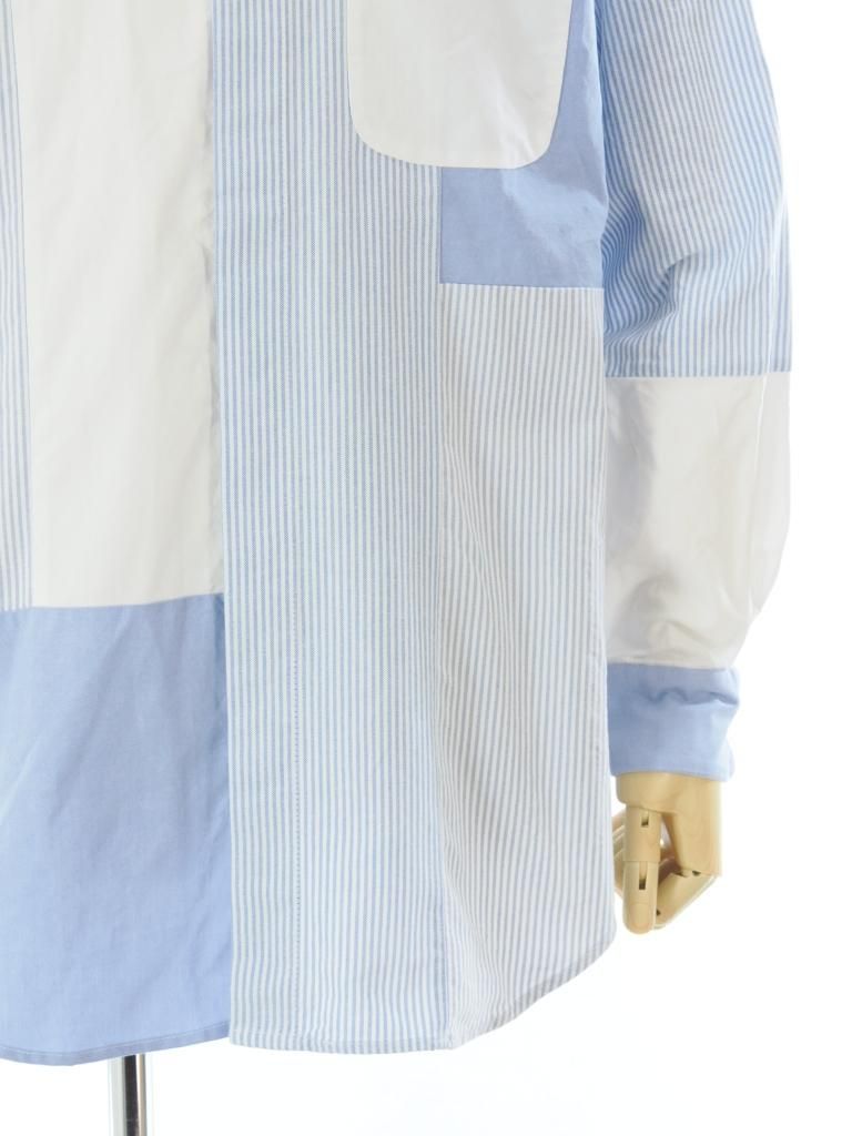 Engineered Garments エンジニアドガーメンツ - Combo Short Collar Shirt - Cotton Oxford - White