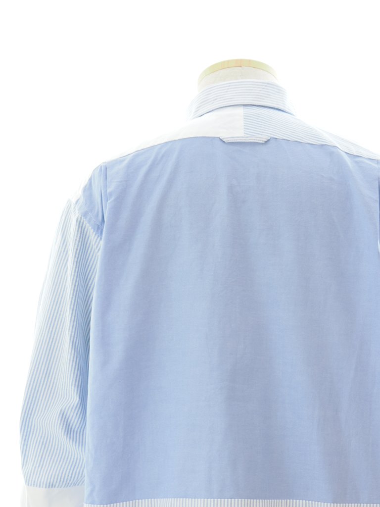 Engineered Garments 󥸥˥ɥ - Combo Short Collar Shirt - Cotton Oxford - White