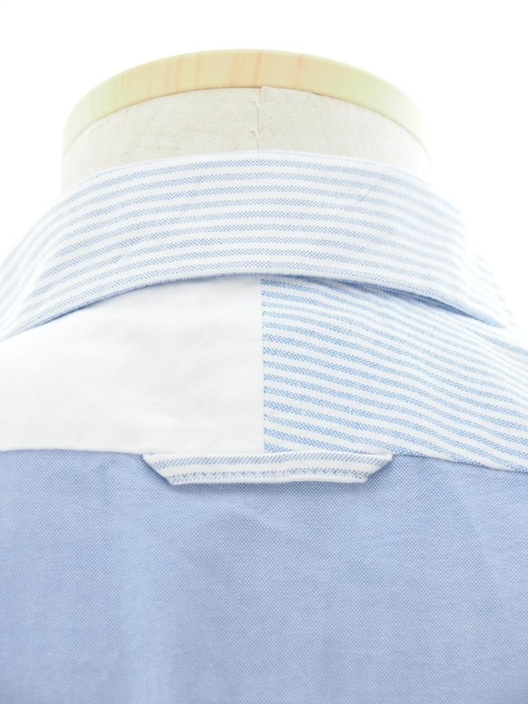 Engineered Garments エンジニアドガーメンツ - Combo Short Collar Shirt - Cotton Oxford - White