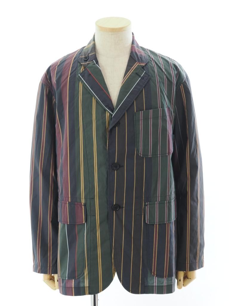 Engineered Garments エンジニアドガーメンツ - Loiter Jacket ロイタージャケット - Regimental Stripe - Multi Color