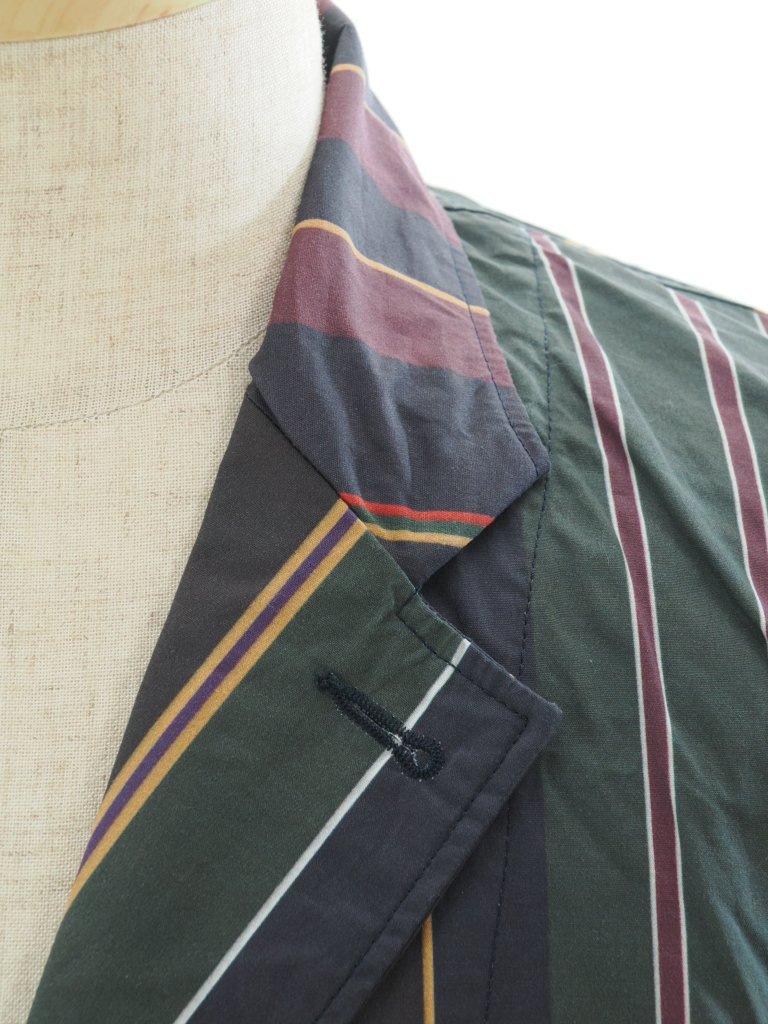 Engineered Garments エンジニアドガーメンツ - Loiter Jacket ロイタージャケット - Regimental Stripe - Multi Color