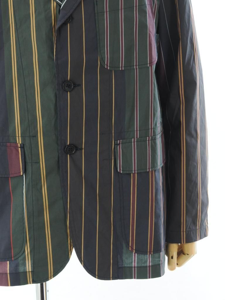 Engineered Garments エンジニアドガーメンツ - Loiter Jacket ロイタージャケット - Regimental Stripe - Multi Color