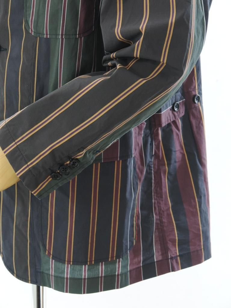 Engineered Garments エンジニアドガーメンツ - Loiter Jacket ロイタージャケット - Regimental Stripe - Multi Color