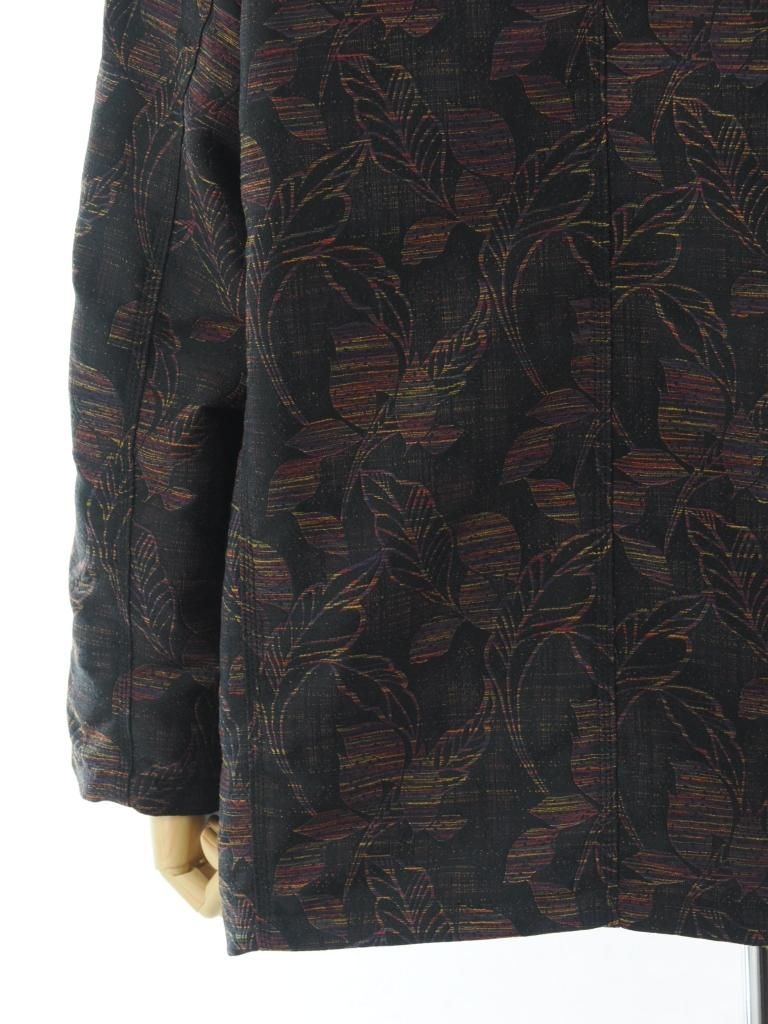 Needles ニードルズ - V.N.S.C. Jacket ブイネックスタンドカラージャケット - PE/AN Botanical Jq. - Black