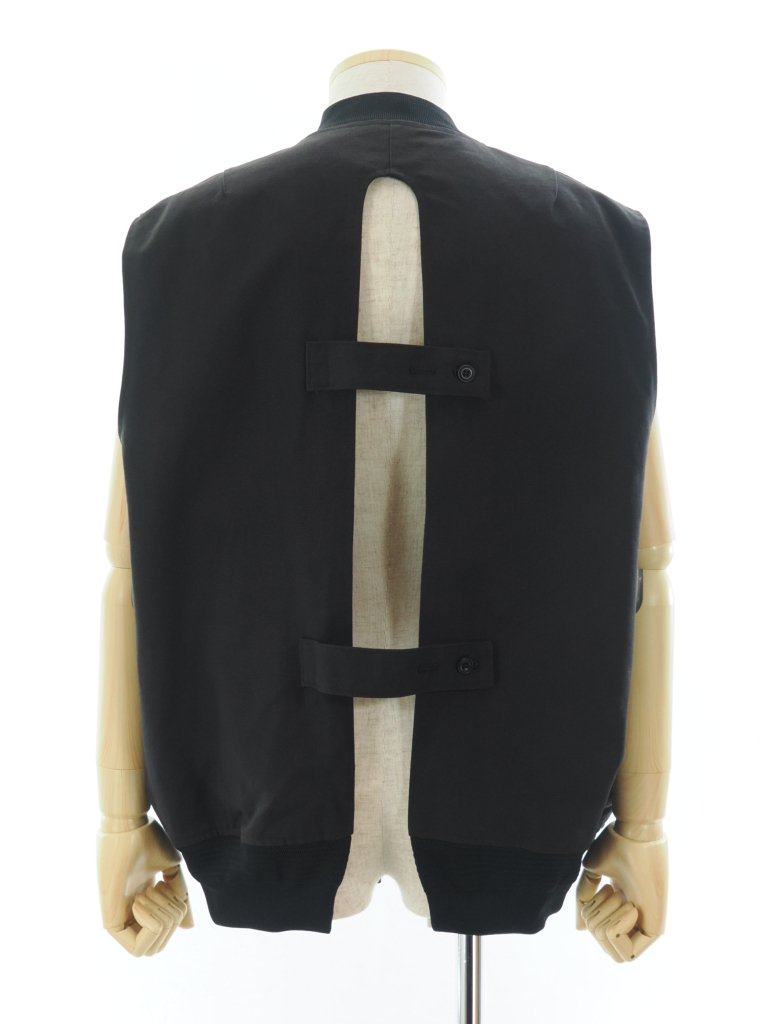 NOMA t.d. Ρޥƥǥ - Bandana Hand Embroidery Flight Vest - Black