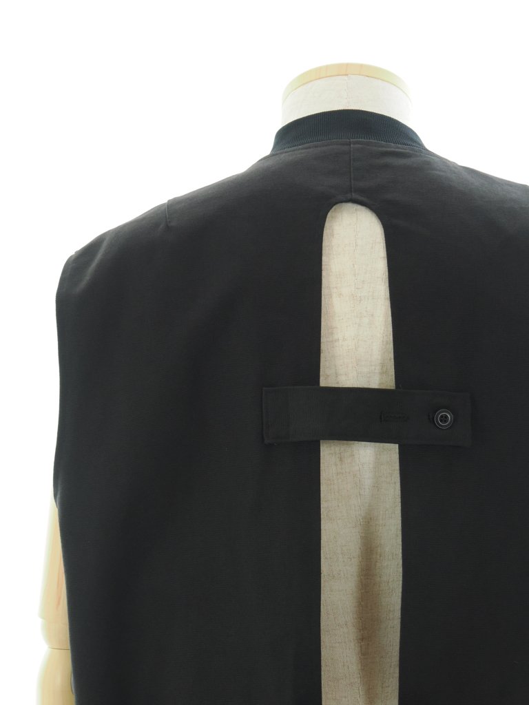 NOMA t.d. ノーマティーディー - Bandana Hand Embroidery Flight Vest - Black