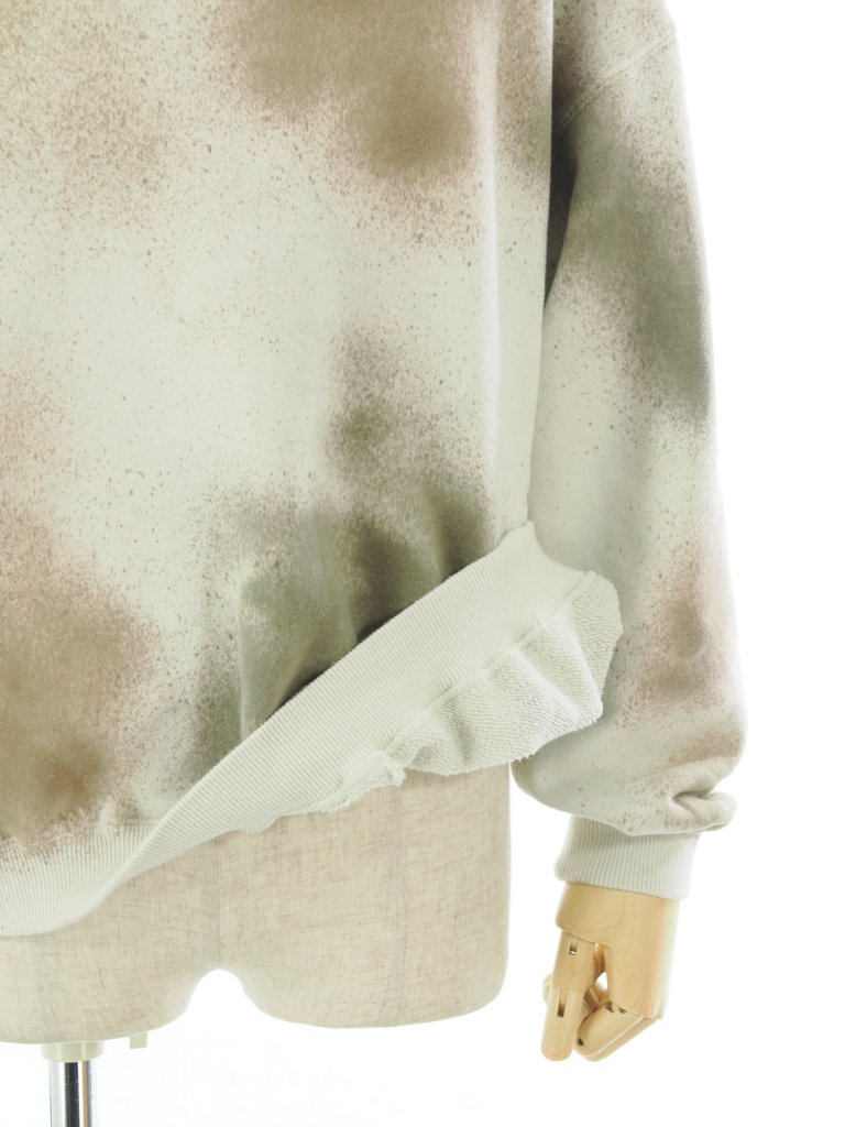 NOMA t.d. Ρޥƥǥ - Hand Dyed Twist Sweat ϥɥĥȥå - Olive