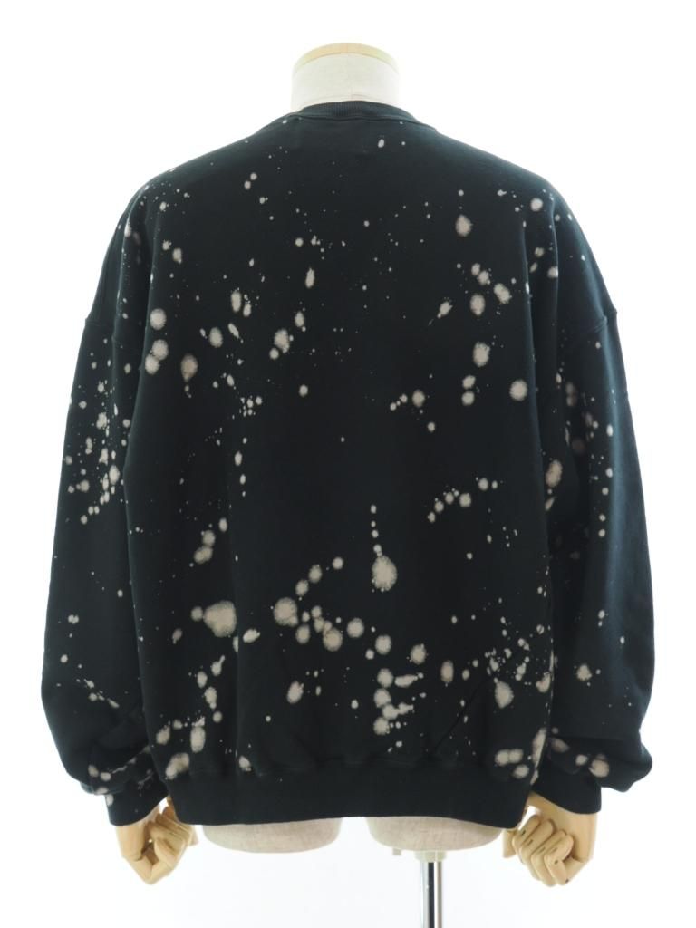 NOMA t.d. ノーマティーディー - Hand Dyed Twist Sweat ハンドダイツイストスウェット - Black