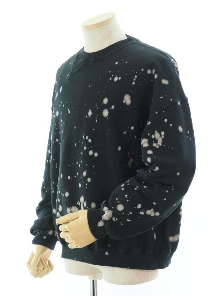 NOMA t.d. ノーマティーディー - Hand Dyed Twist Sweat ハンドダイツイストスウェット - Black