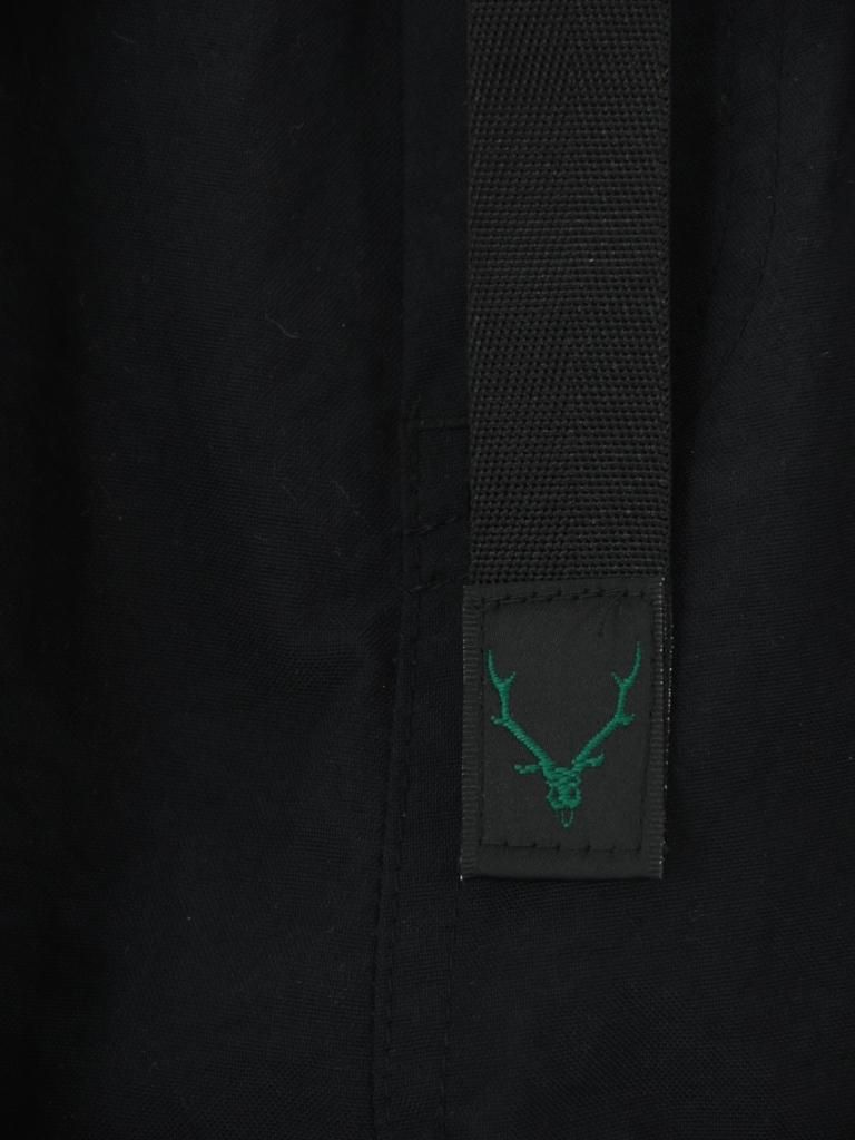South2 West8 サウスツーウエストエイト - Belted C.S. Pant ベルテッドセンターシームパンツ - Nylon Oxford - Black
