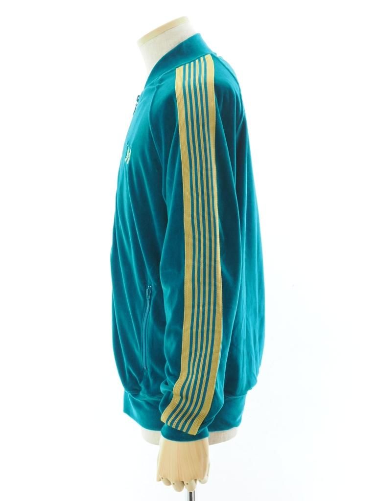 Needles ニードルズ - RC Track Jacket アールシートラックジャケット - C/Pe Velour - Turquoise