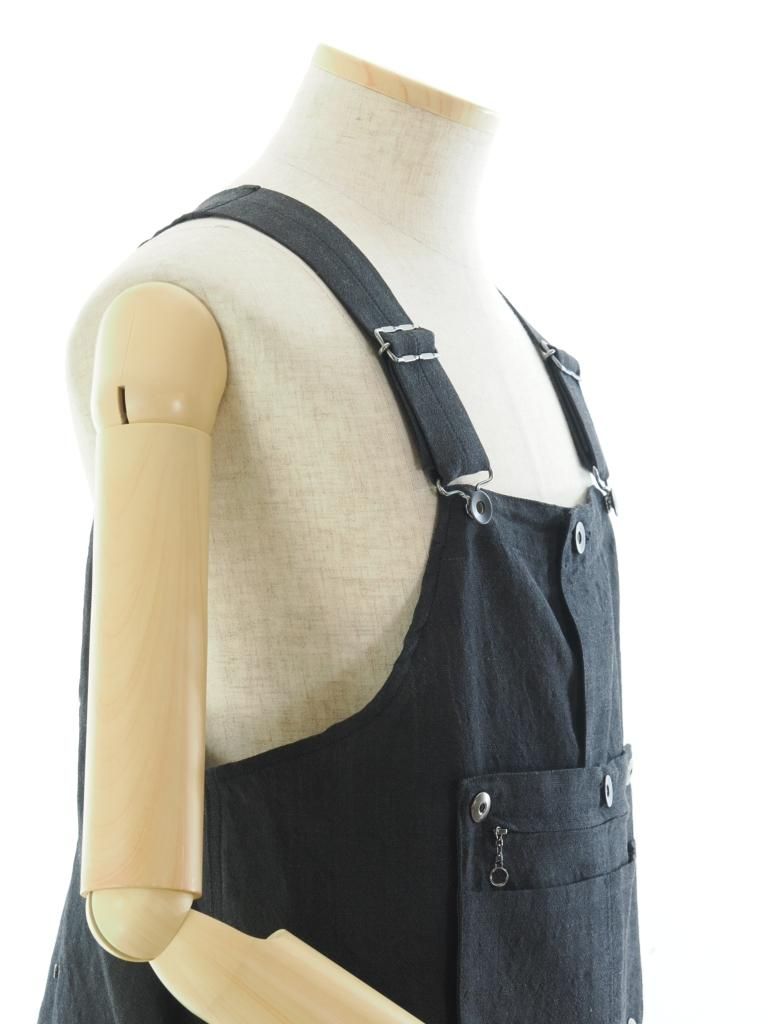 TUITACI 朔 ツイタチ - Weather Cloth Utility Vest - Black