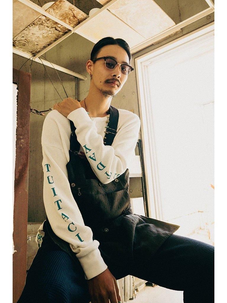 TUITACI 朔 ツイタチ - Deigo Henry Neck Thermal - White