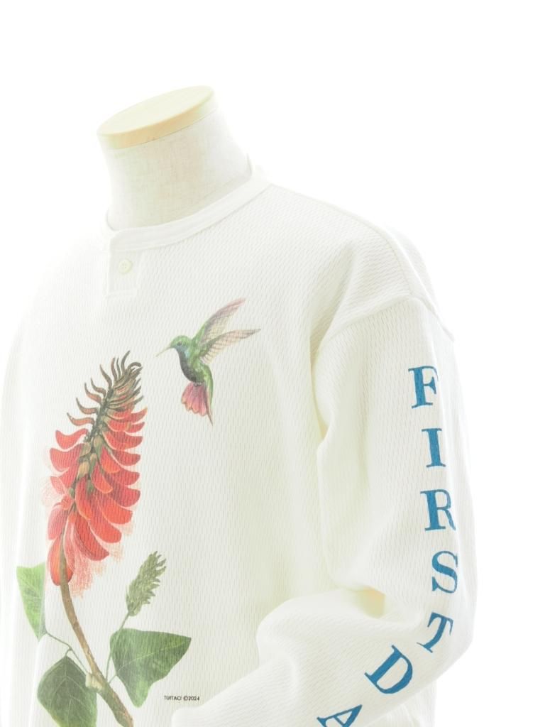 TUITACI 朔 ツイタチ - Deigo Henry Neck Thermal - White
