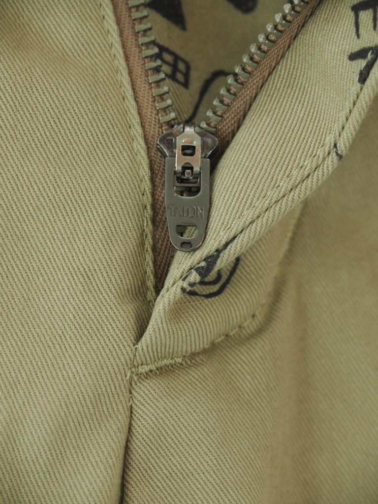 Engineered Garments 󥸥˥ɥ - Officer Pant եѥ - Graffiti Print Flat Twill - Khaki