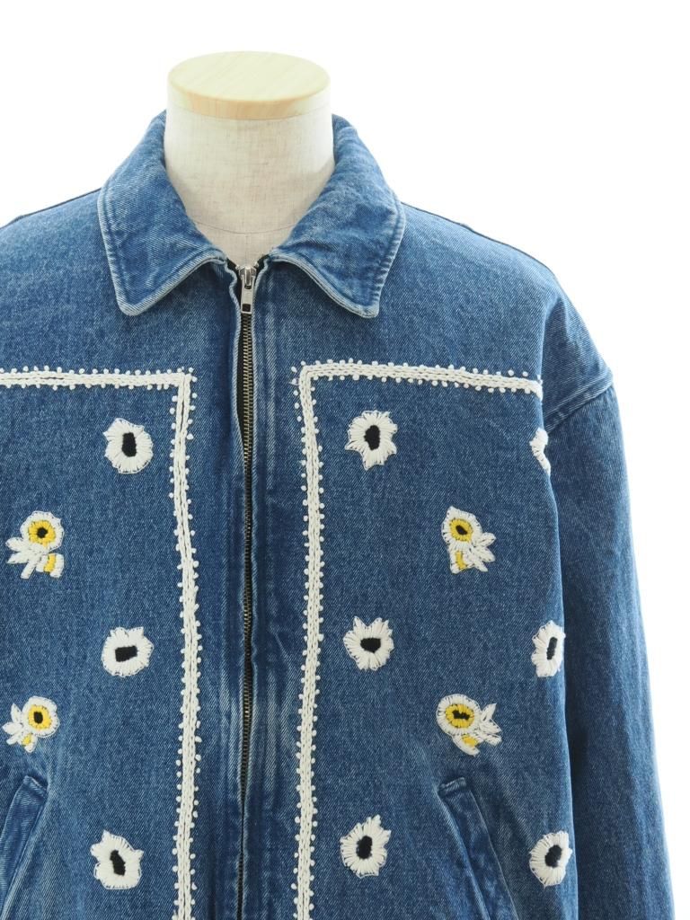 NOMA t.d. ノーマティーディー - Bandana Hand Embroidery Jacket - Indigo