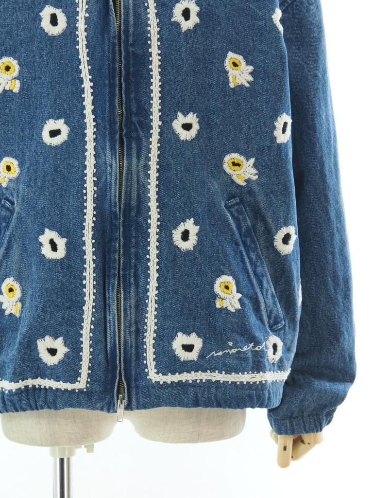 NOMA t.d. ノーマティーディー - Bandana Hand Embroidery Jacket - Indigo