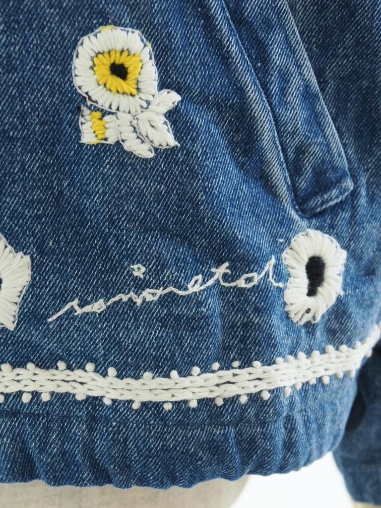 NOMA t.d. ノーマティーディー - Bandana Hand Embroidery Jacket - Indigo