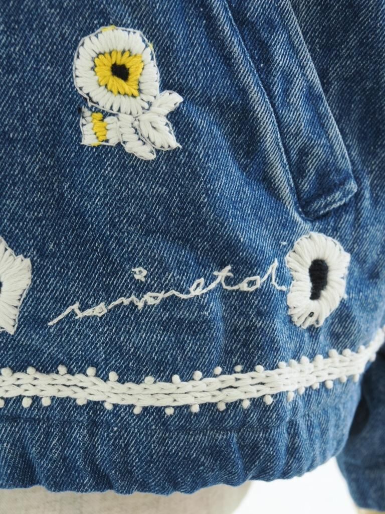 NOMA t.d. Ρޥƥǥ - Bandana Hand Embroidery Jacket - Indigo