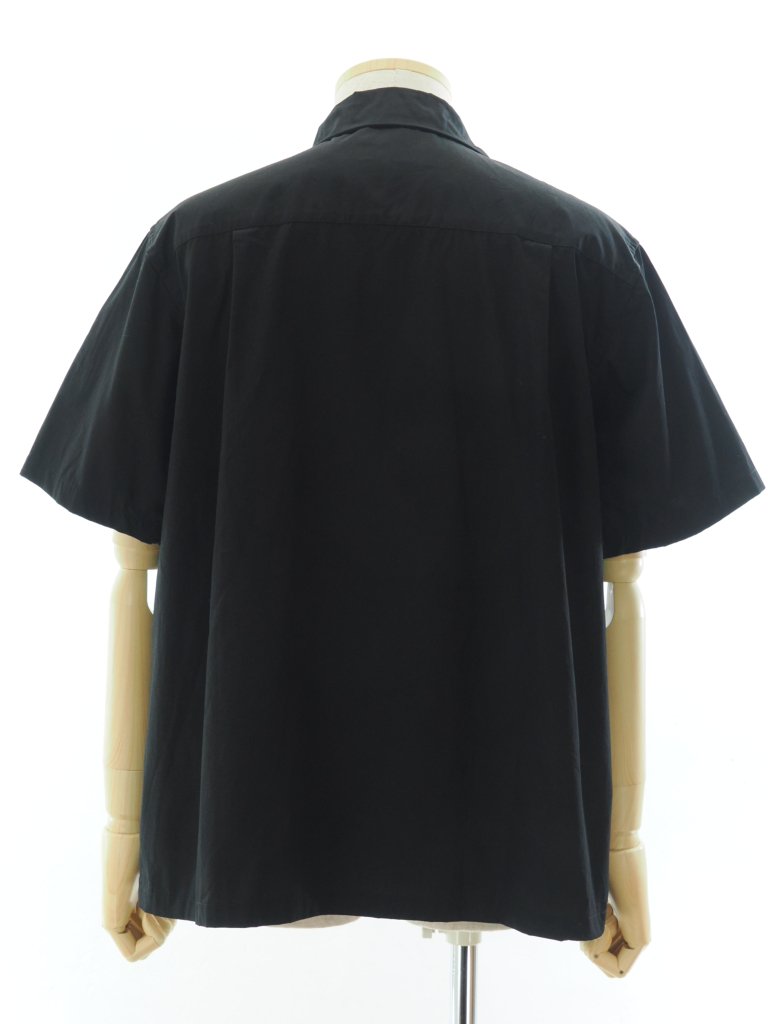 NOMA t.d. Ρޥƥǥ - Leaf Hand Embroidery SS Shirt ꡼եϥɥ֥꡼硼ȥ꡼֥ - Black