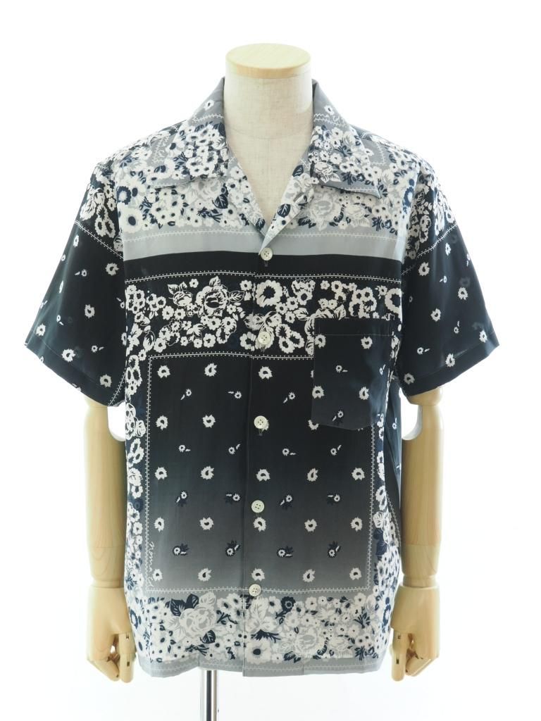 NOMA t.d. ノーマティーディー - Summer Shirt サマーシャツ - Draw Your Garden - Black