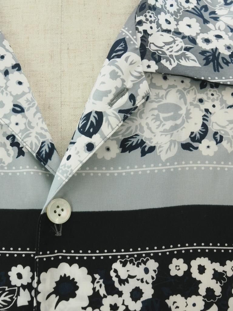 NOMA t.d. ノーマティーディー - Summer Shirt サマーシャツ - Draw Your Garden - Black