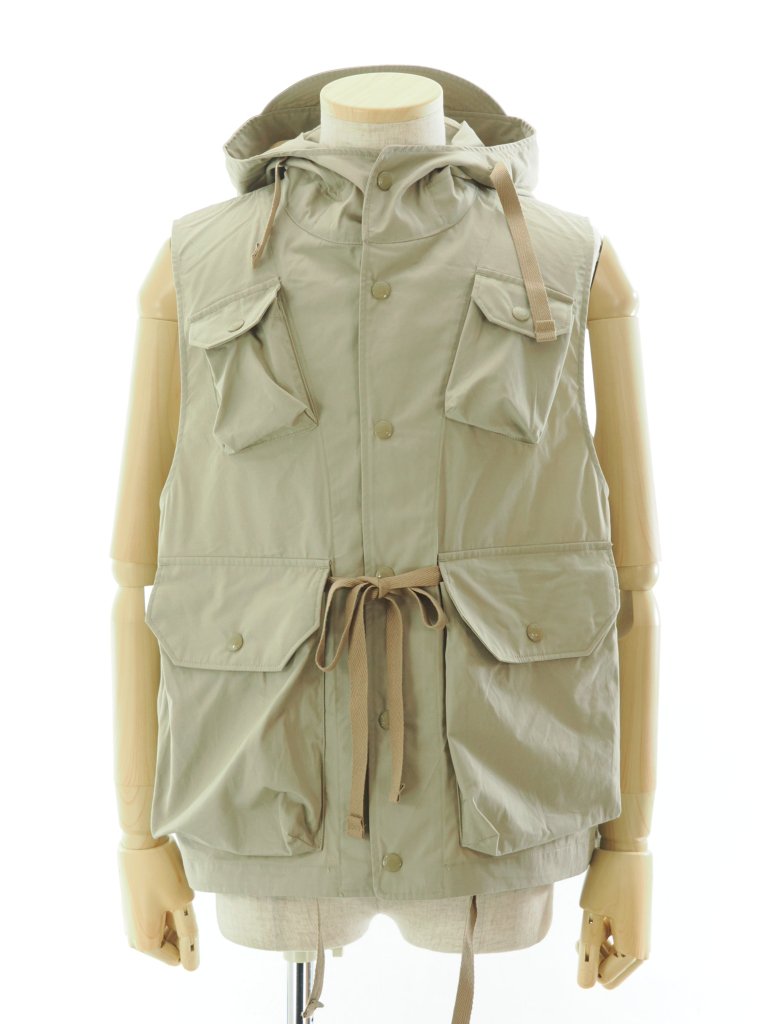 Engineered Garments 󥸥˥ɥ - Field Vest եɥ٥ - Cotton Duracloth Poplin - Khaki