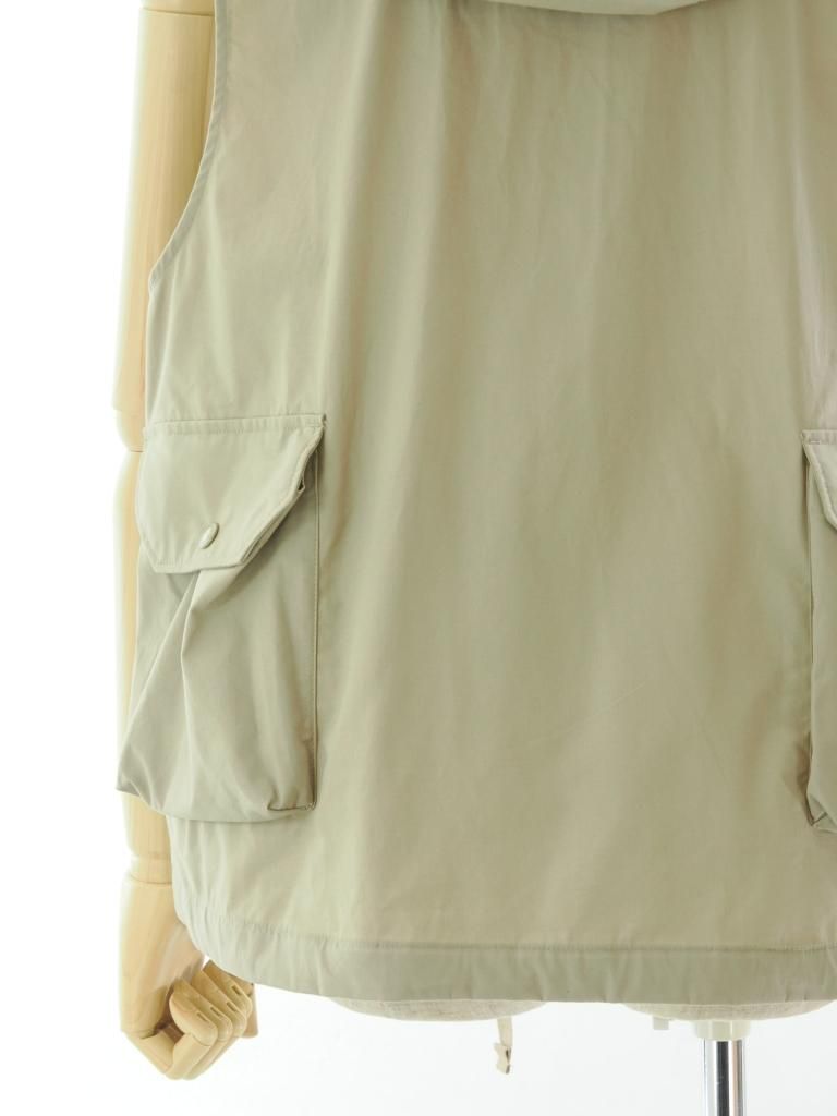 Engineered Garments エンジンニアドガーメンツ - Field Vest フィールドベスト - Cotton Duracloth Poplin - Khaki