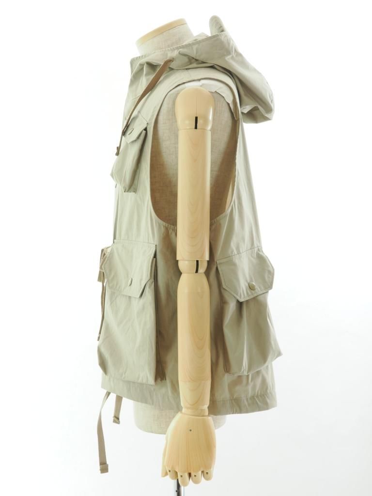 Engineered Garments エンジンニアドガーメンツ - Field Vest フィールドベスト - Cotton Duracloth Poplin - Khaki